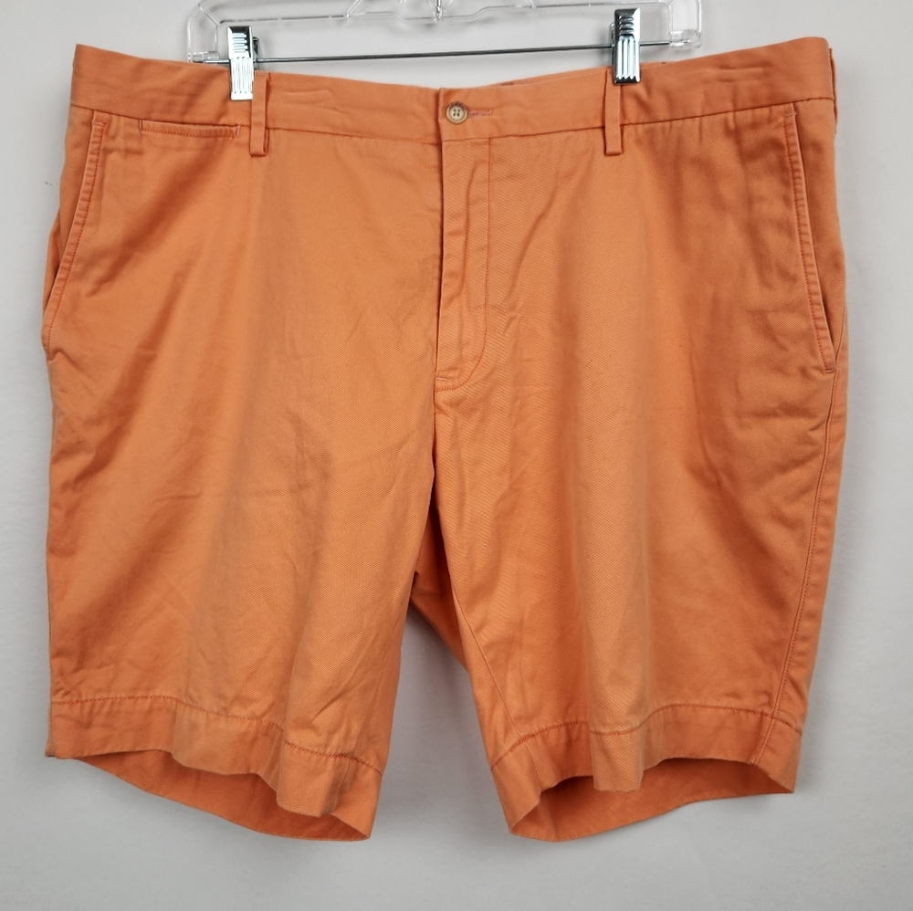 Polo Ralph Lauren Classic Fit Shorts  100% Cotton Pima Orange Size 40